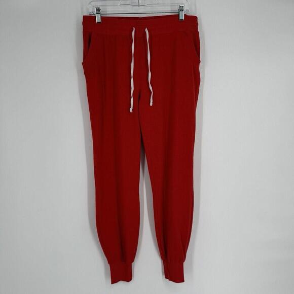 Summersalt pants womens medium M red joggers sweatpants athletic loungewear - Picture 1 of 6